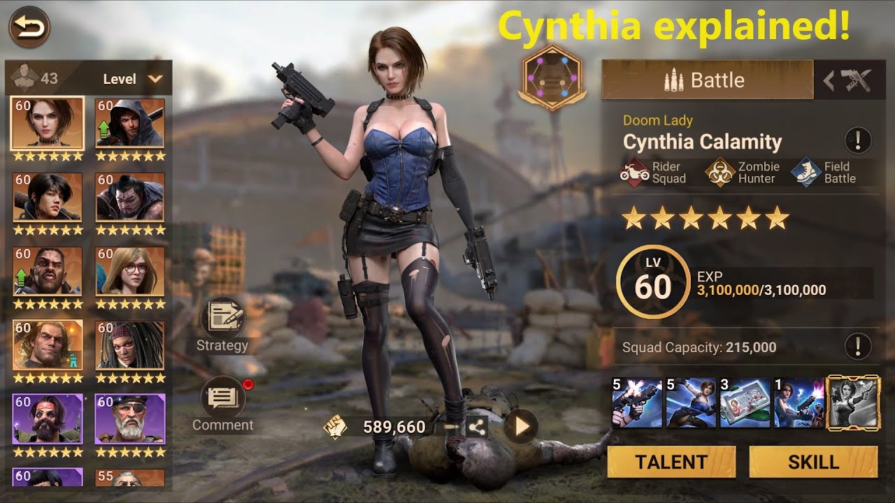 Hero Cynthia Calamity Explained! | Doomsday: Last Survivors