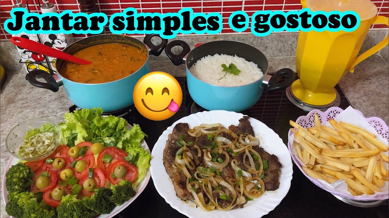 PREPAREI JANTAR SIMPLES E GOSTOSO DO DIA A DIA #COMIDACASEIRA