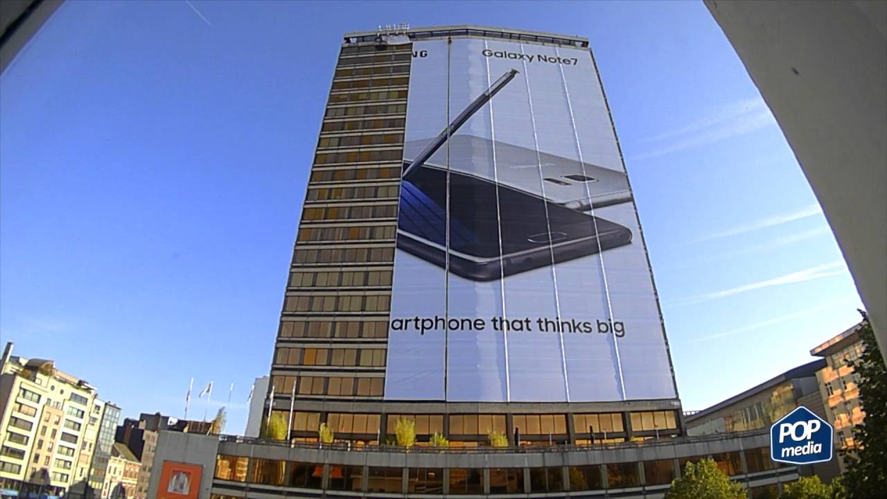 POP IMPACT - Samsung Galaxy Note7 - Antwerp Tower