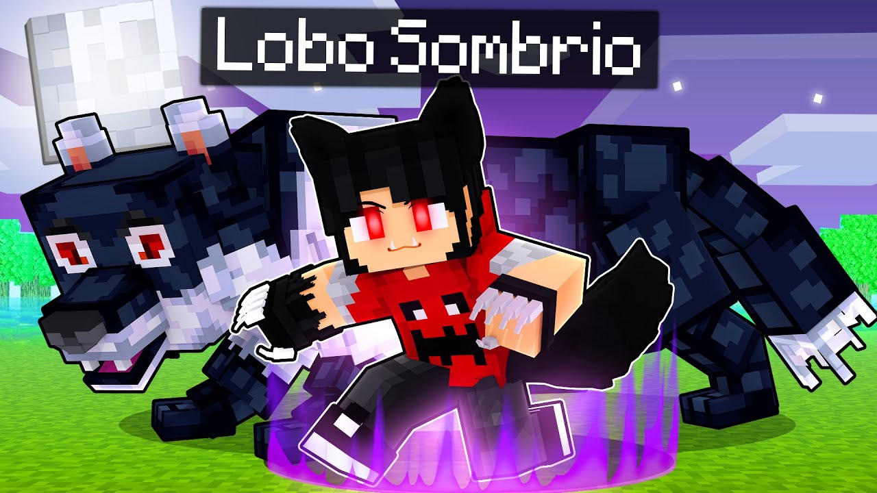 Virei um LOBISOMEM SOMBRIO no Minecraft por 24 HORAS!