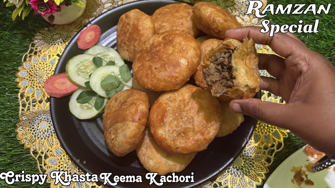 Ramzan Mein Iftar Ke Liye Keema Kachori Recipe । Lohori Maltilayer Puffy Keema Kachori। Iftar Recipe