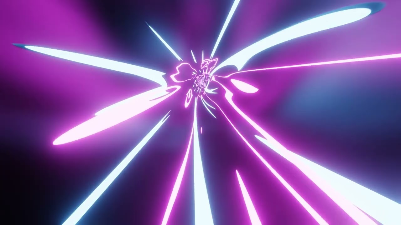 VJ LOOP NEON Pink Metallic SCI-FI Abstract Background Video RGB Gaming Light 4k Screensaver TV