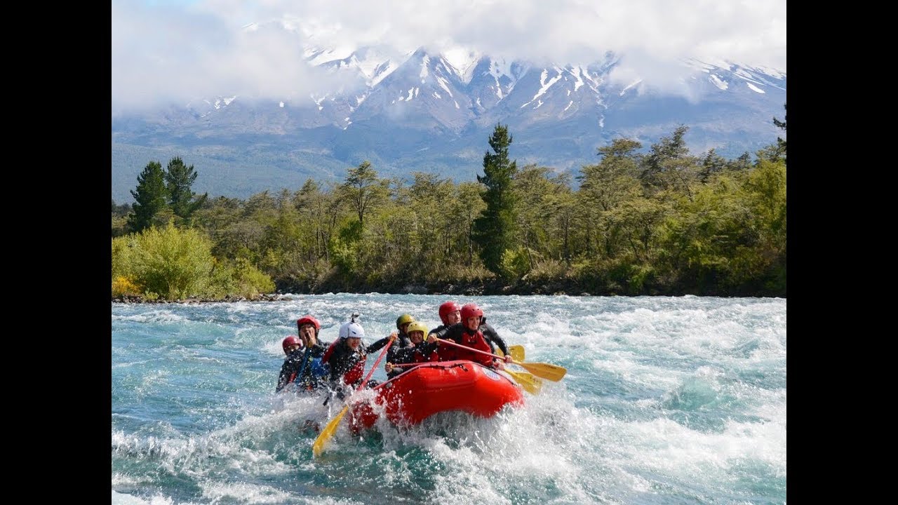 Rafting through Petrohué River, Chile