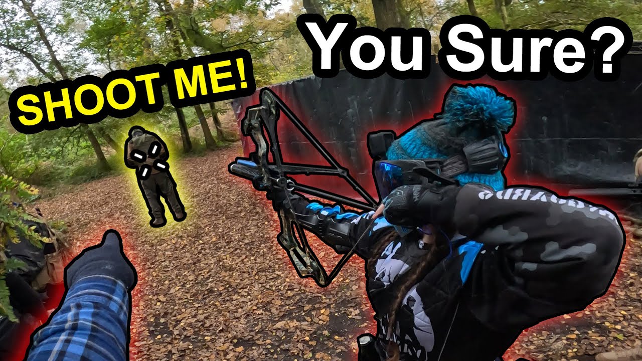 She's Using An AIRSOFT BOW?🏹😳 Airsoft Funny Moments & Fails