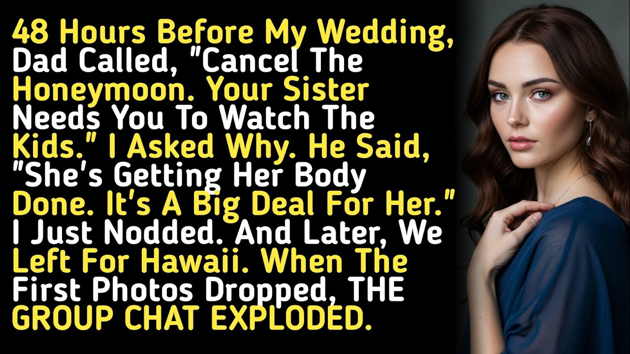 48 Hours Before My Wedding, Dad Called, 