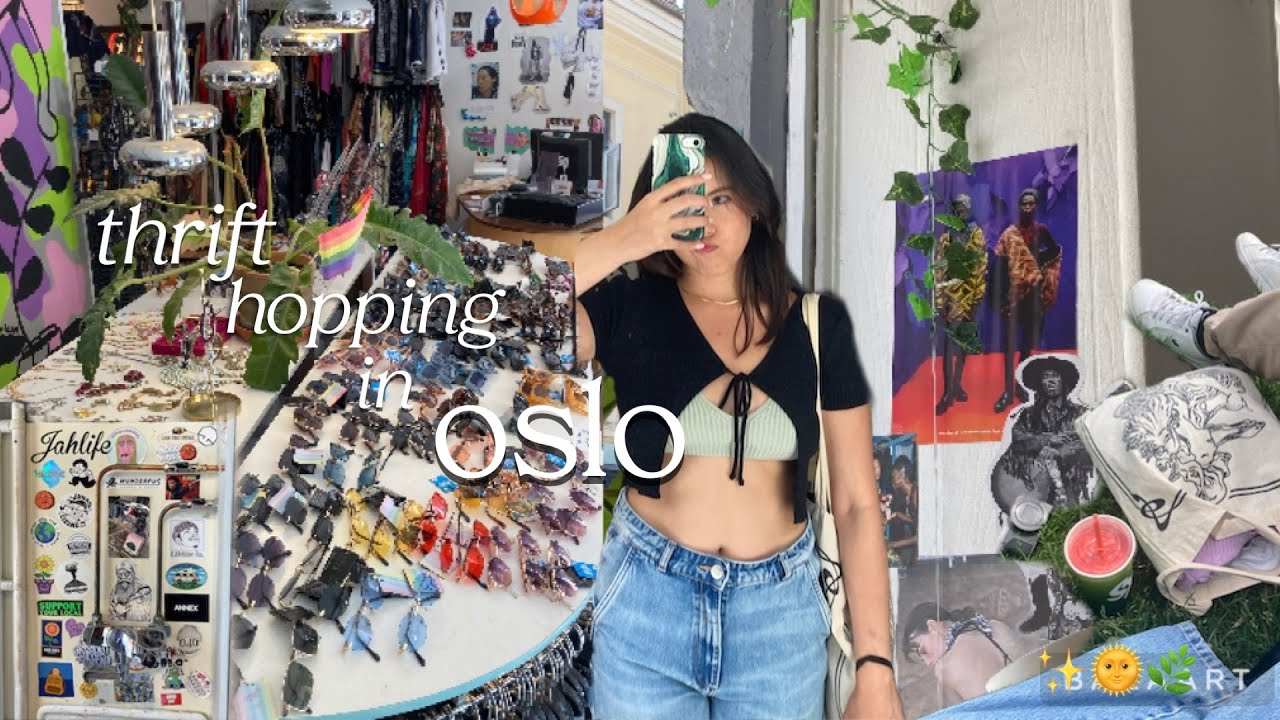lets go thrifting in oslo!! 🌞
