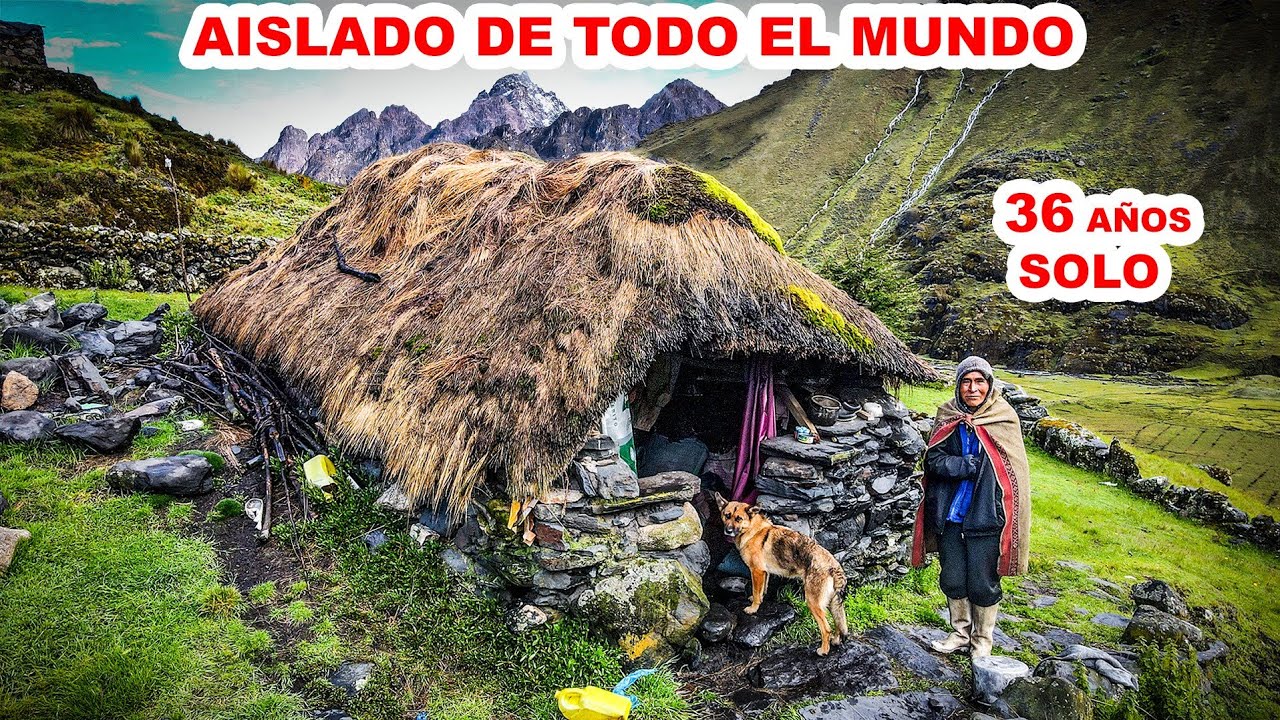36 años VIVIENDO SOLO en un inhóspito rincón de los ANDES PERUANOS, Don Aurelio | Jordy Aventurero