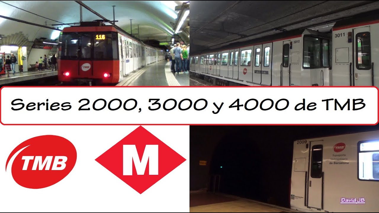 Metro Barcelona: Series 2000, 3000 y 4000