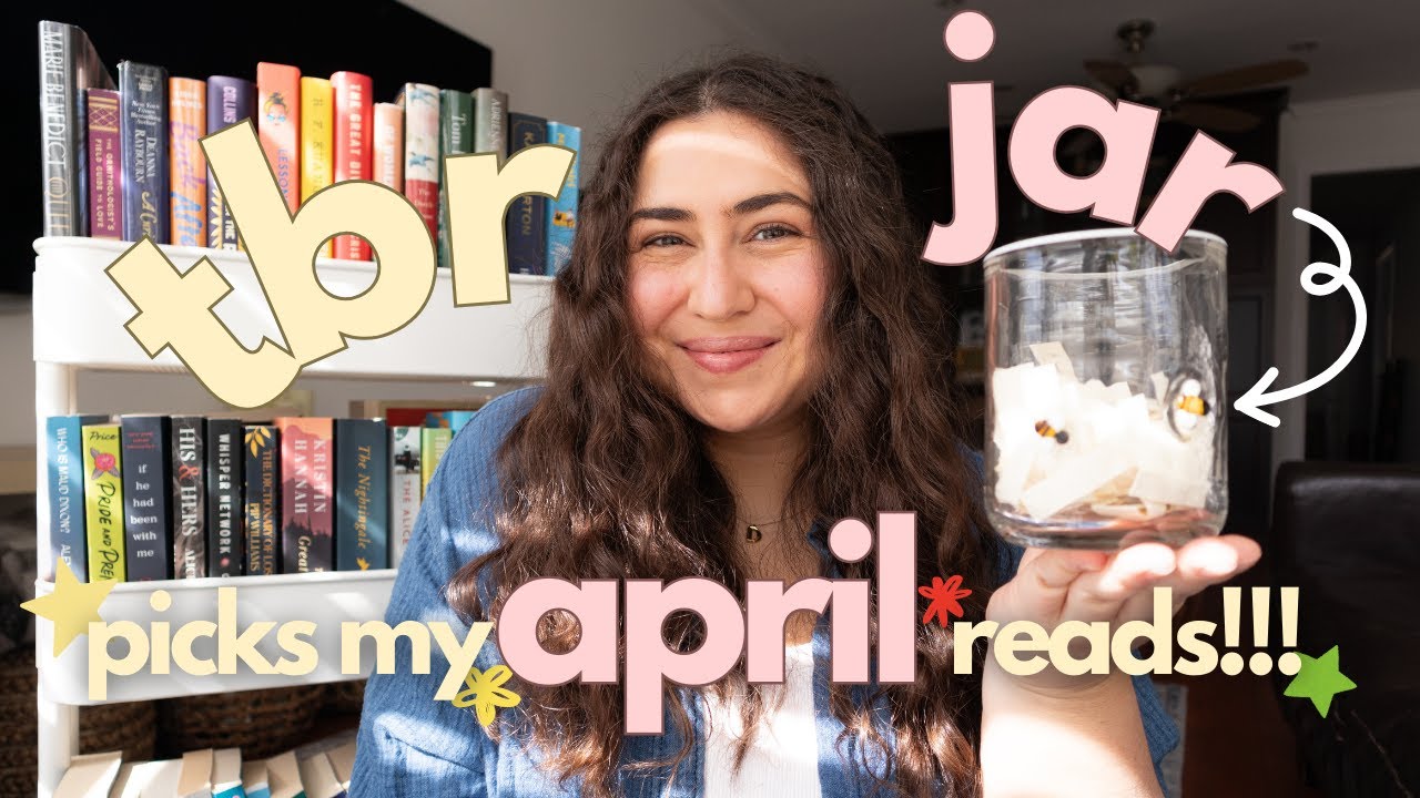 tbr jar chooses my reads for april! 🌼🍓🌟🦋