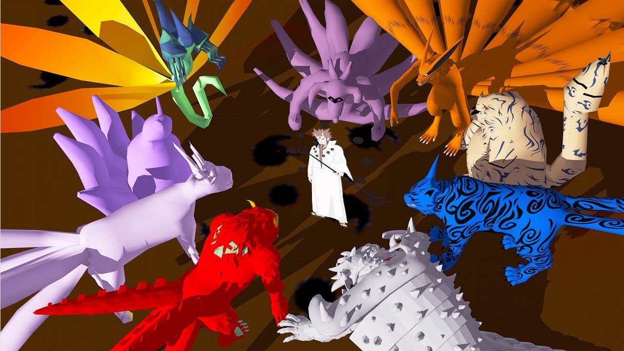 Minecraft: Who's Your Family? - KURAMA E TODAS AS BESTAS DE CALDAS