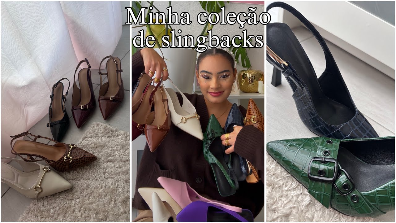 MINHA COLEÇÃO DE ESCARPINS SLINGBACKS | 