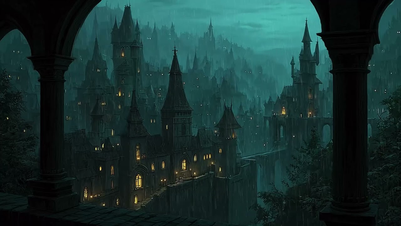 3 Hours Rain Sounds and Thunder for Relaxation - Sleep, Meditation, Study, Insomnia