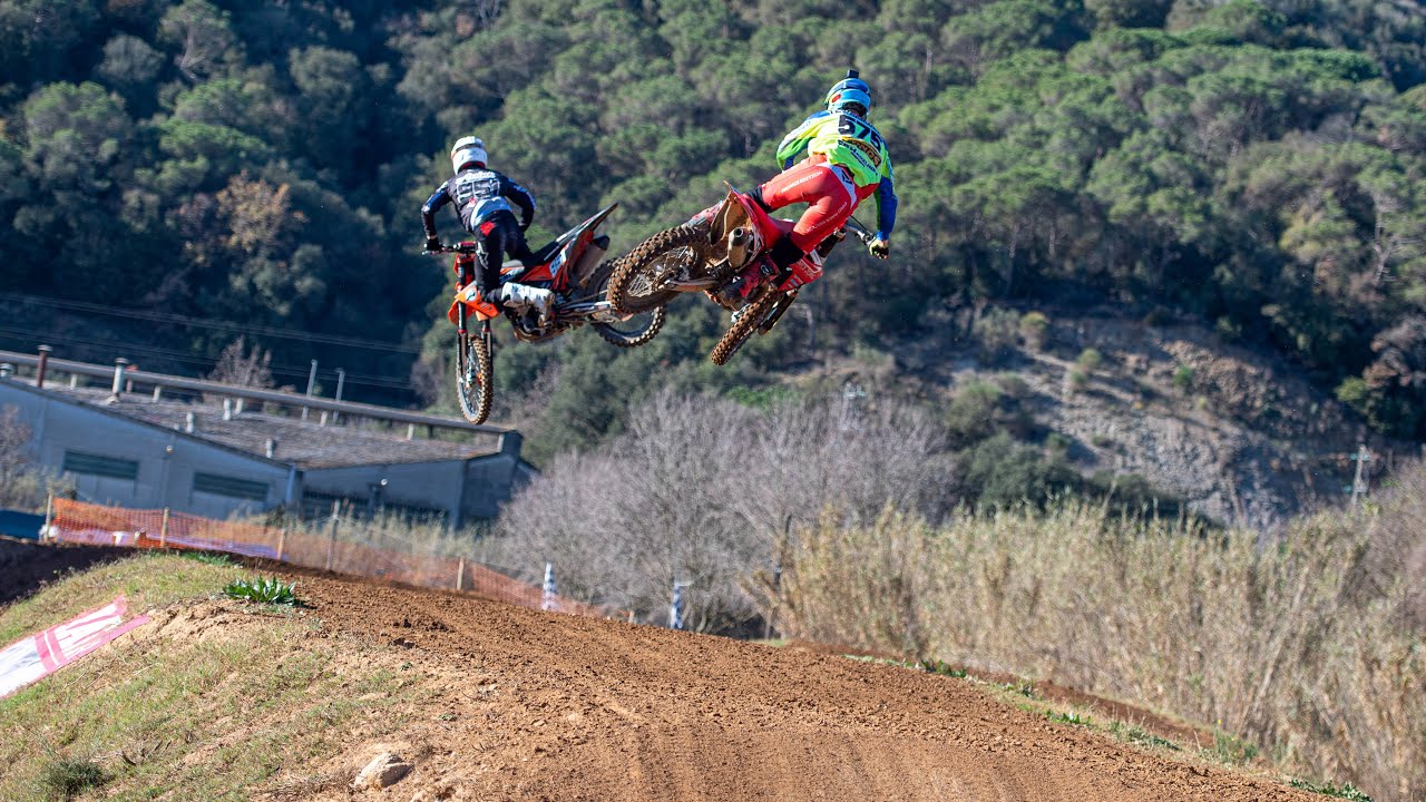 Gopro Laps behind Gert-Jan Assink #951 at Motocross circuit Brac Moto MX Dosrius + fun lap 28-12-'22