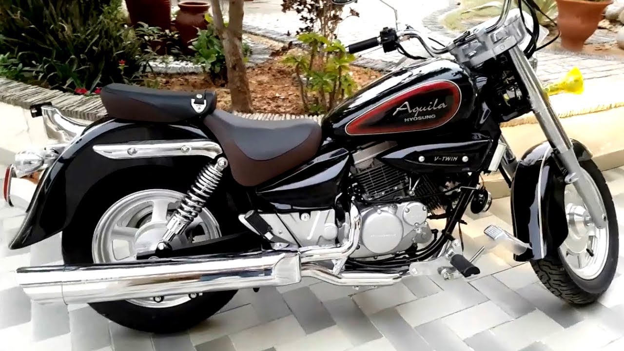 125cc V-TWIN ENGINE AQUILA GV125C BY HYOSUNG OVERDRIVE.PK REVIEW/SOUND & TOP SPEED PK BIKES
