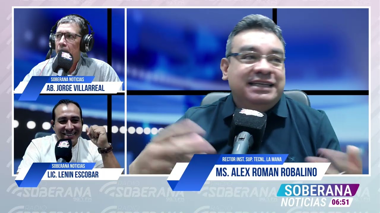 Feria de Vinculación y Oferta Académica. Ms. Alex Roman Robalino, Rector Inst. Sup. Tecnl. La Mana