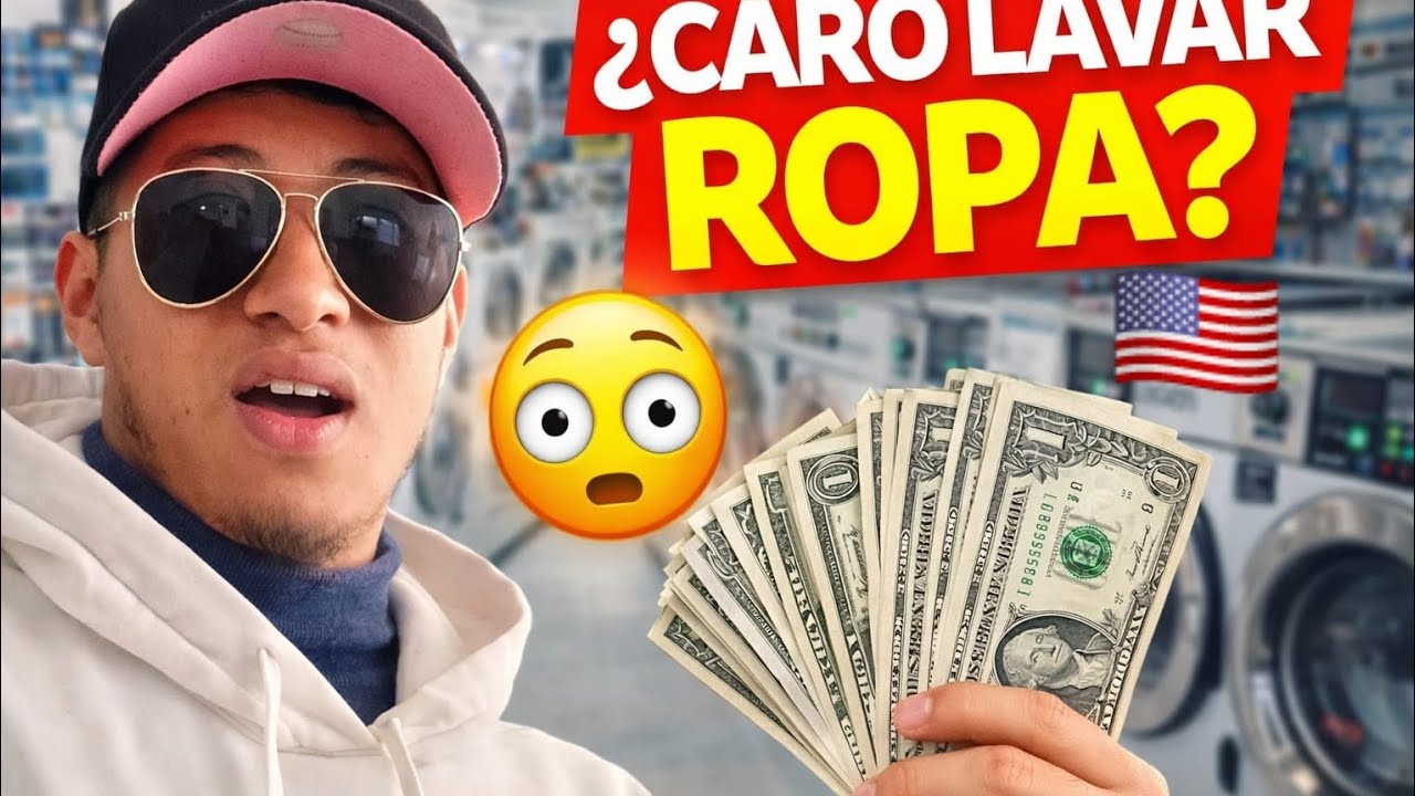 ¿Cuanto cuesta lavar ropa en Estados Unidos?😱|Esto nadie te lo dise🇺🇲💲💲