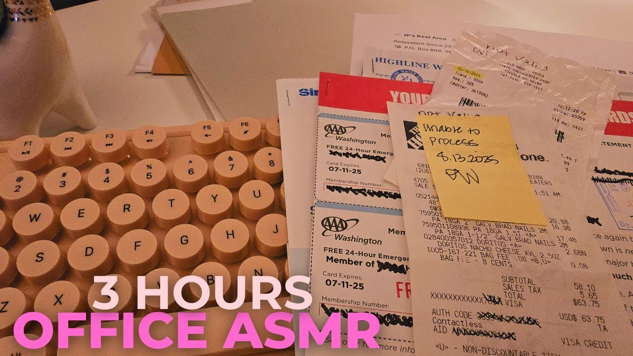 3 Hours of Office Sounds for Sleep, Study and Relaxation - No Talking, No AI, No Mid-Roll Ads!