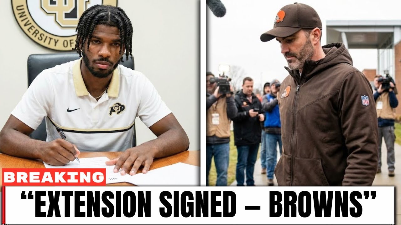 🚨Shedeur Sanders SIGNS Contract Extension Right After Kevin Stefanski Officially Exits the Browns!
