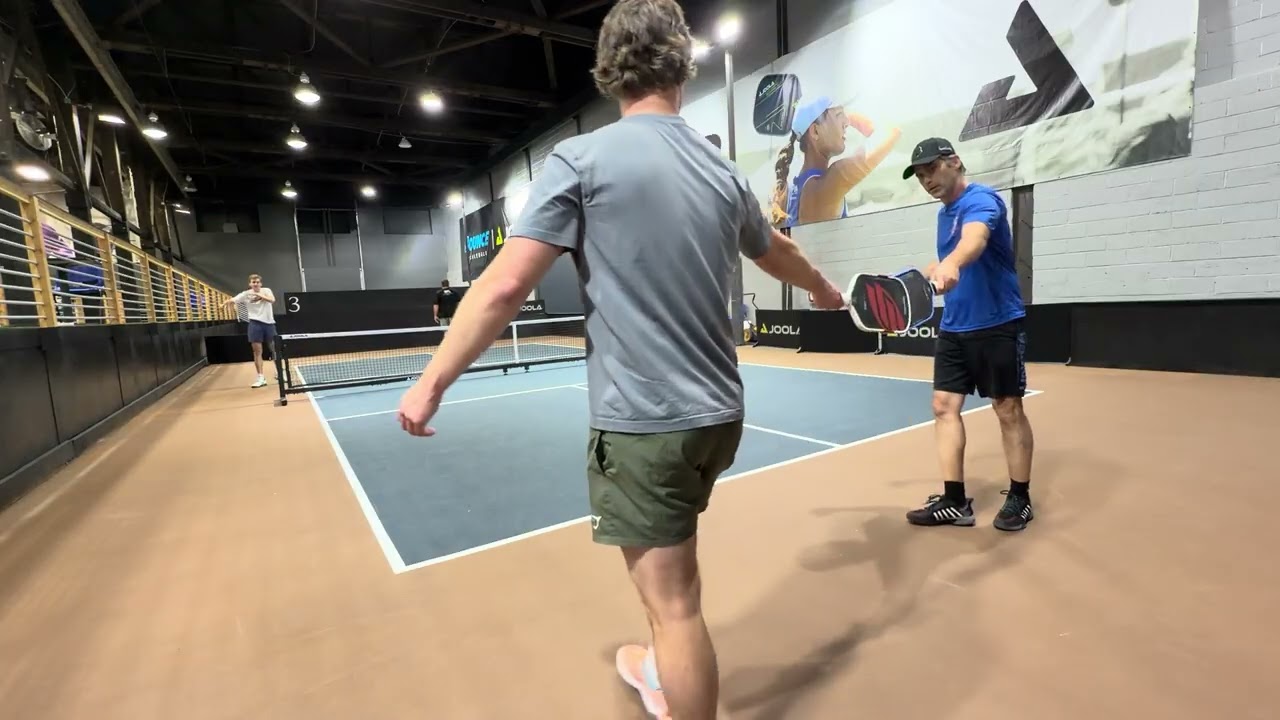 4.5 Pickleball Tournament Prep. Dinks, Drops, Drives and Counters. Dan/Mark vs Shawn/Jake 2