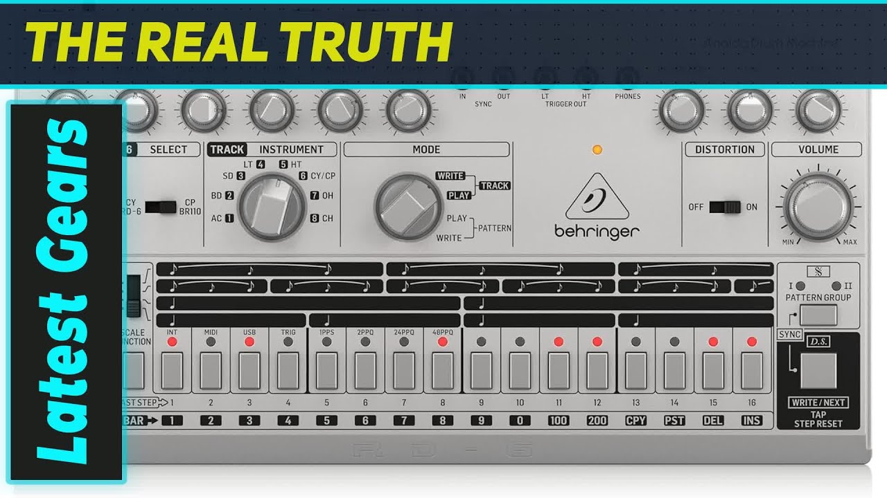 Behringer RD-6-SR: Чистая аналоговая драм-машина Magic