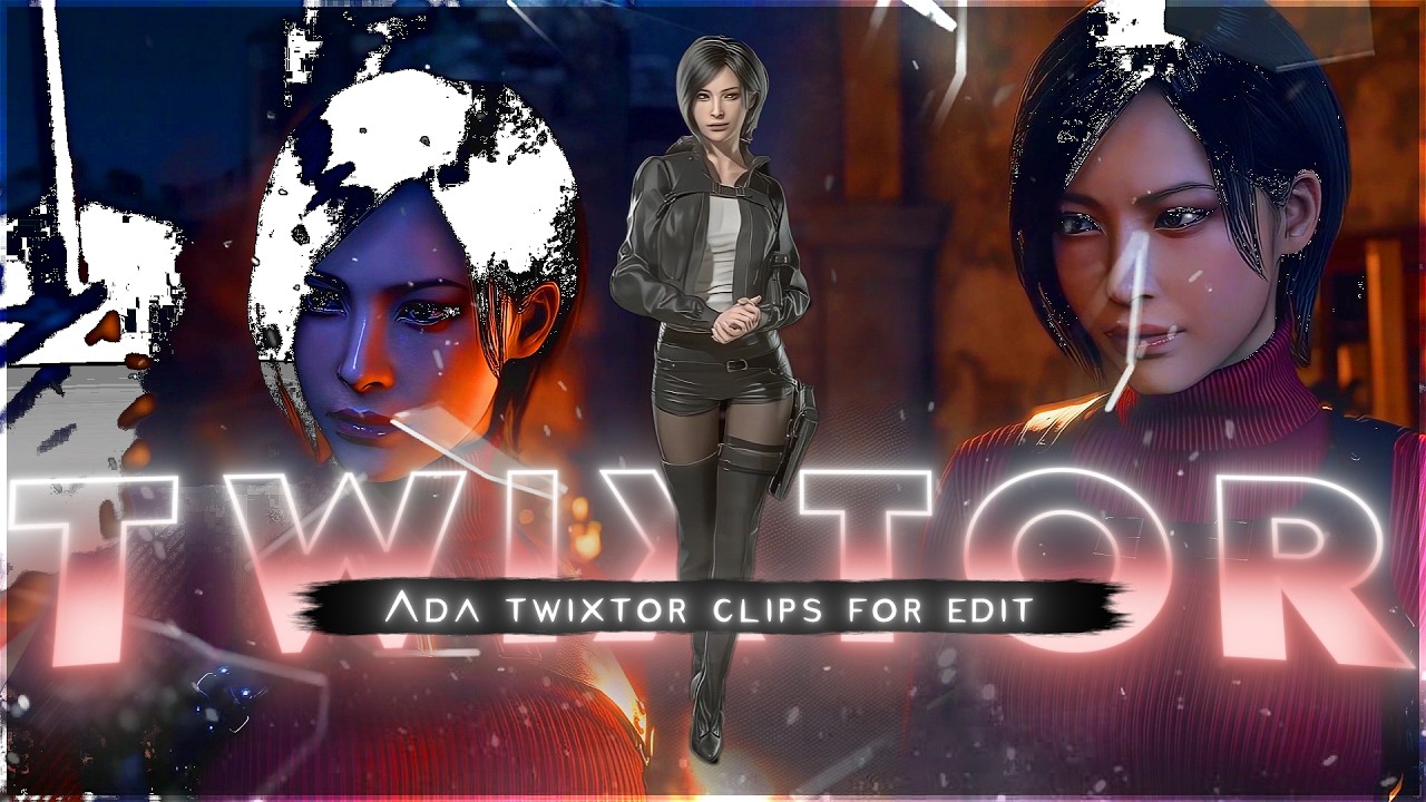 Ada Wong Twixtor 4K | Resident Evil Clips | Cinematic Spy Edits | Twixtor Pack