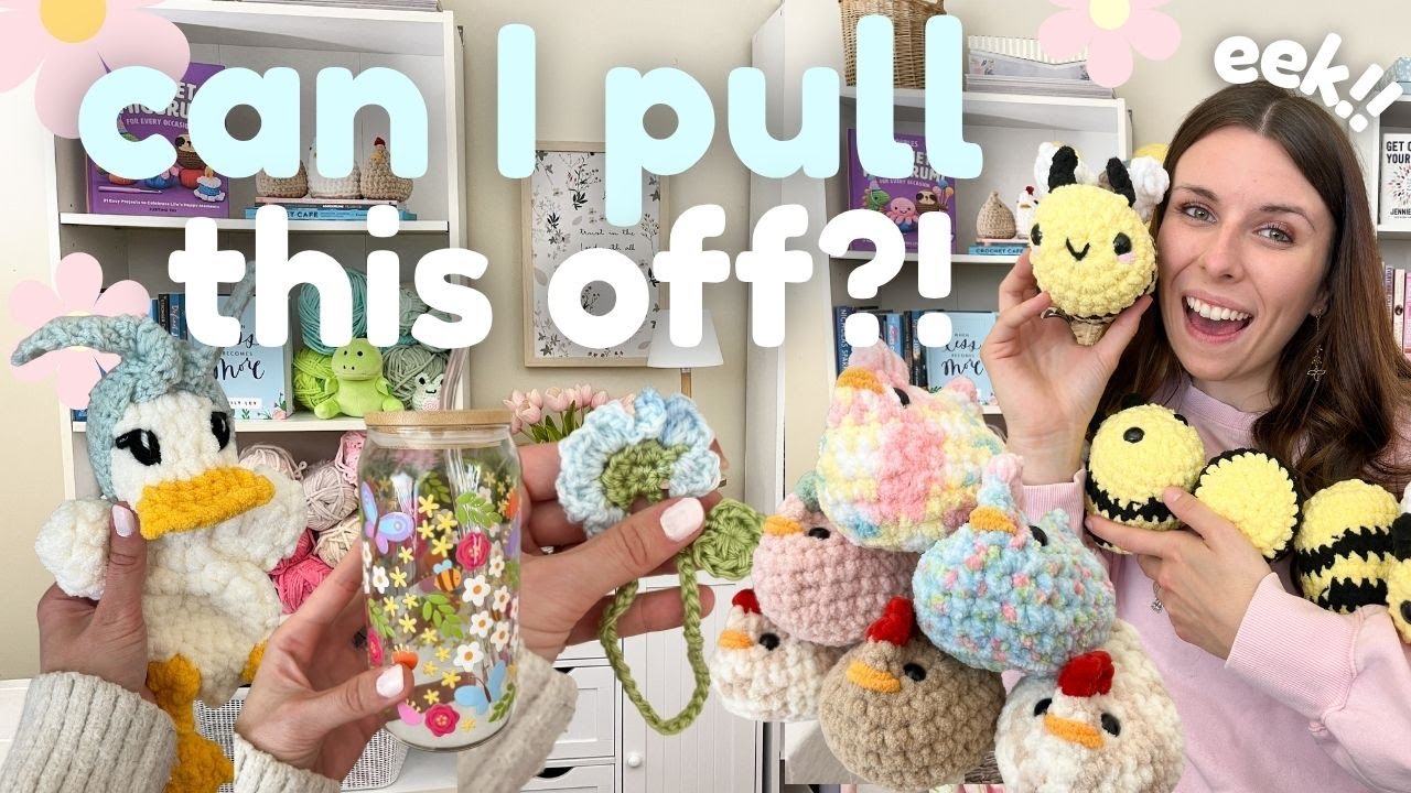 I have 6 DAYS to Launch My Crochet Shop.. Can I Pull This Off?! 😱