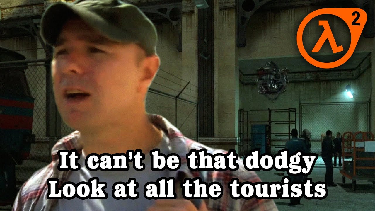 Karl Pilkington in Half Life 2
