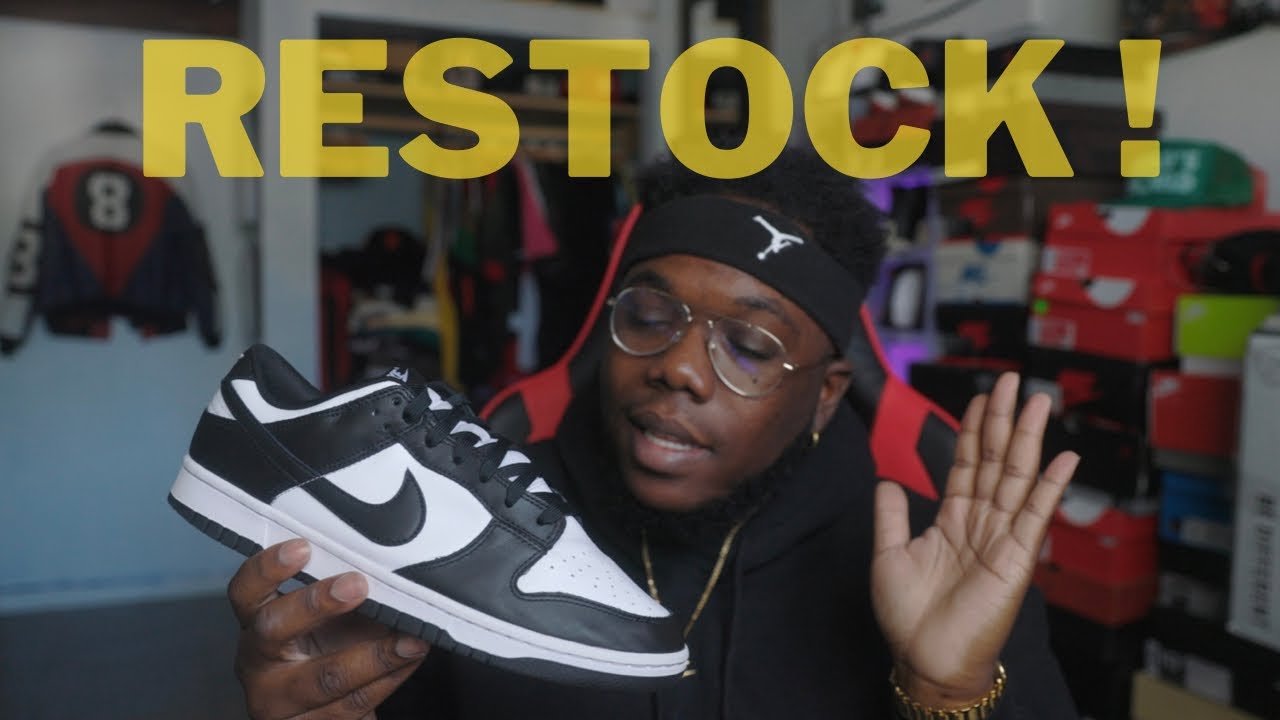 NIKE DUNK LOW PANDA RESTOCK !