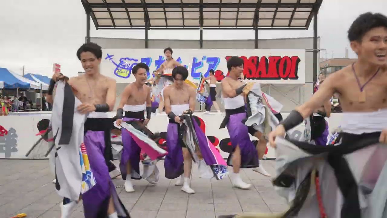 粋〜IKI〜 北海学園大学　一回戦　YOSAKOIソーランちとせトーナメント　2023年7月16日　グリーンベルト おまつり広場