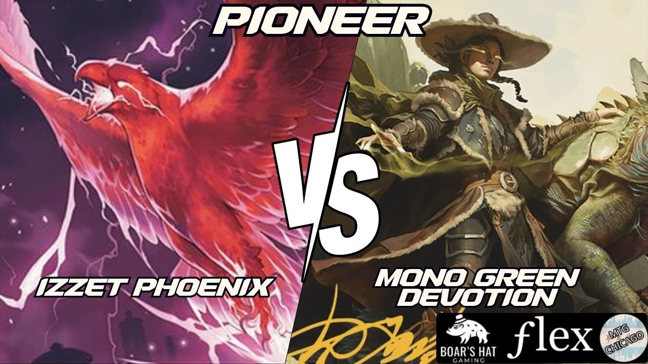 Izzet Phoenix VS Mono Green Devotion [MTG Pioneer]
