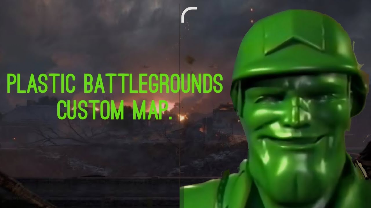 Building a custom map in plastic battlegrounds.