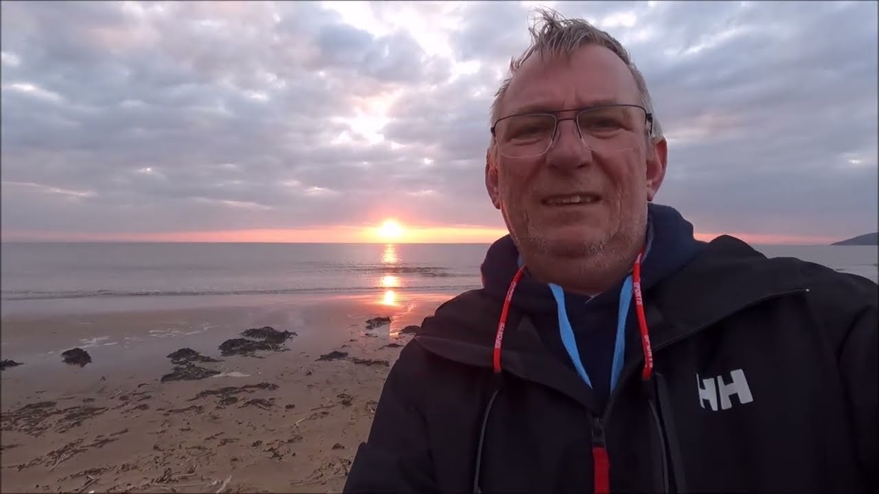 HAVING A BLANK ON BREAN BEACH