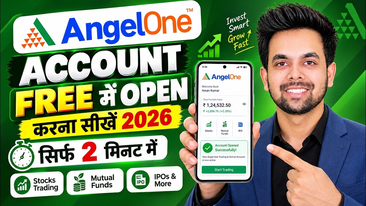 Angel One Account Opening 2026 | How to Create an Account on Angel One App | How to Use Angel One...