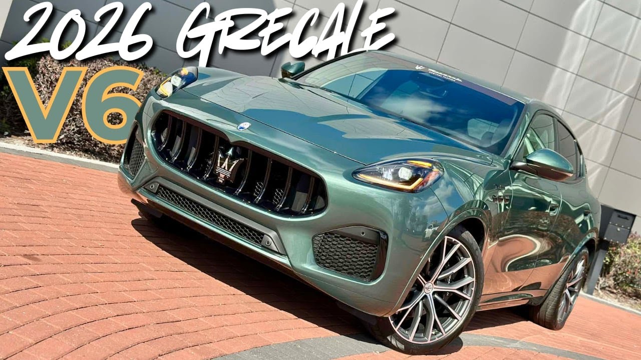 Maserati Grecale Modena V6 2026 года становится быстрее и громче совершенно бесплатно!