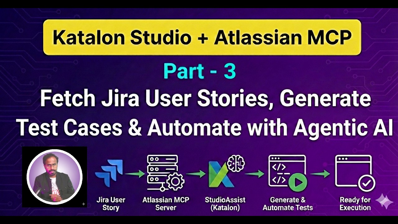 Тестирование ИИ с помощью Katalon Agentic: ЧАСТЬ 3 - Урок 50 | Примеры использования Atlassian MC...
