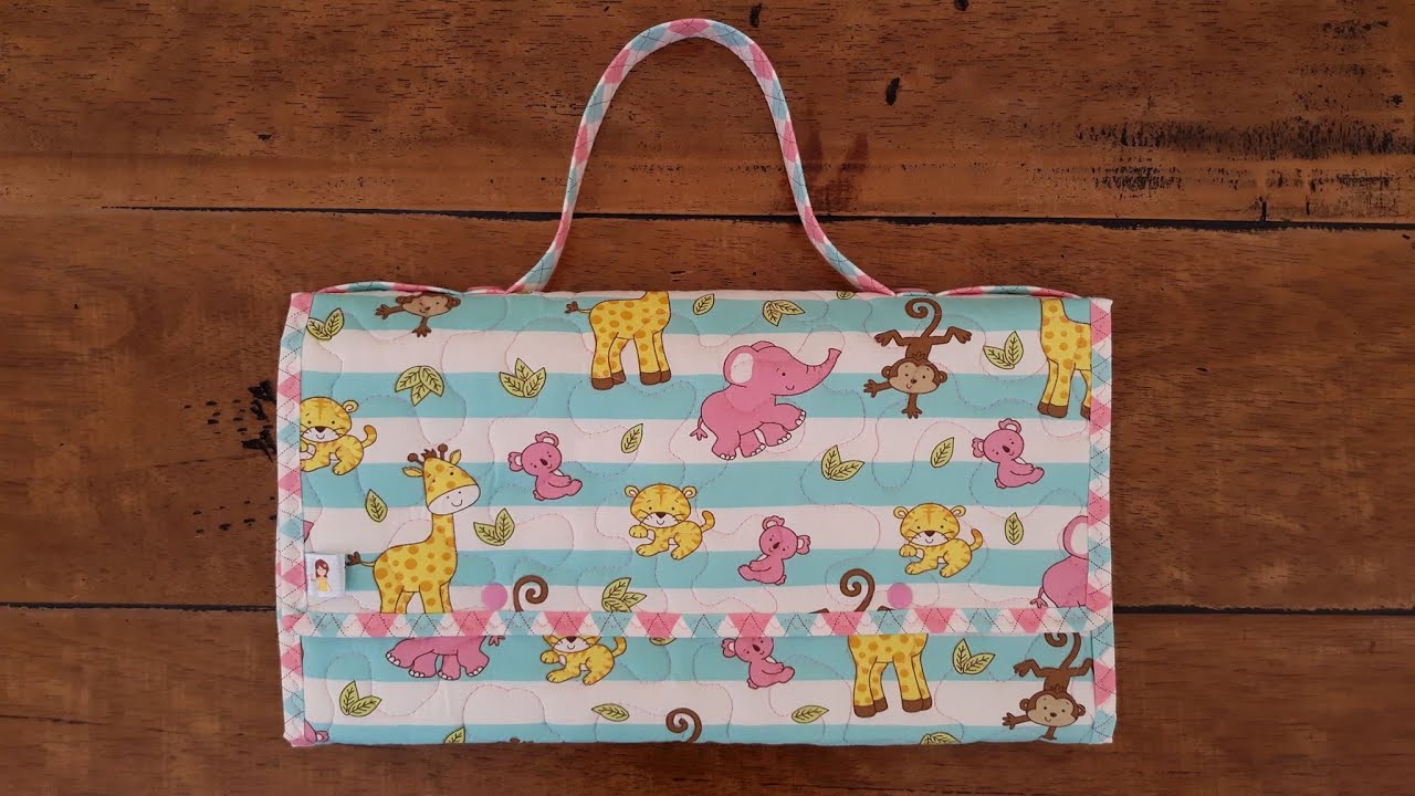 Trocador portátil para bebê , fácil de fazer .