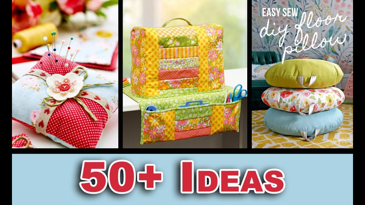50+ Ideas for Easy Sewing Projects When You're Bored