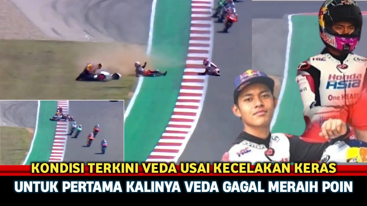 Terungkap Kondisi Terkini Veda Usai Kecēlakan Keras Moto3 Amerika