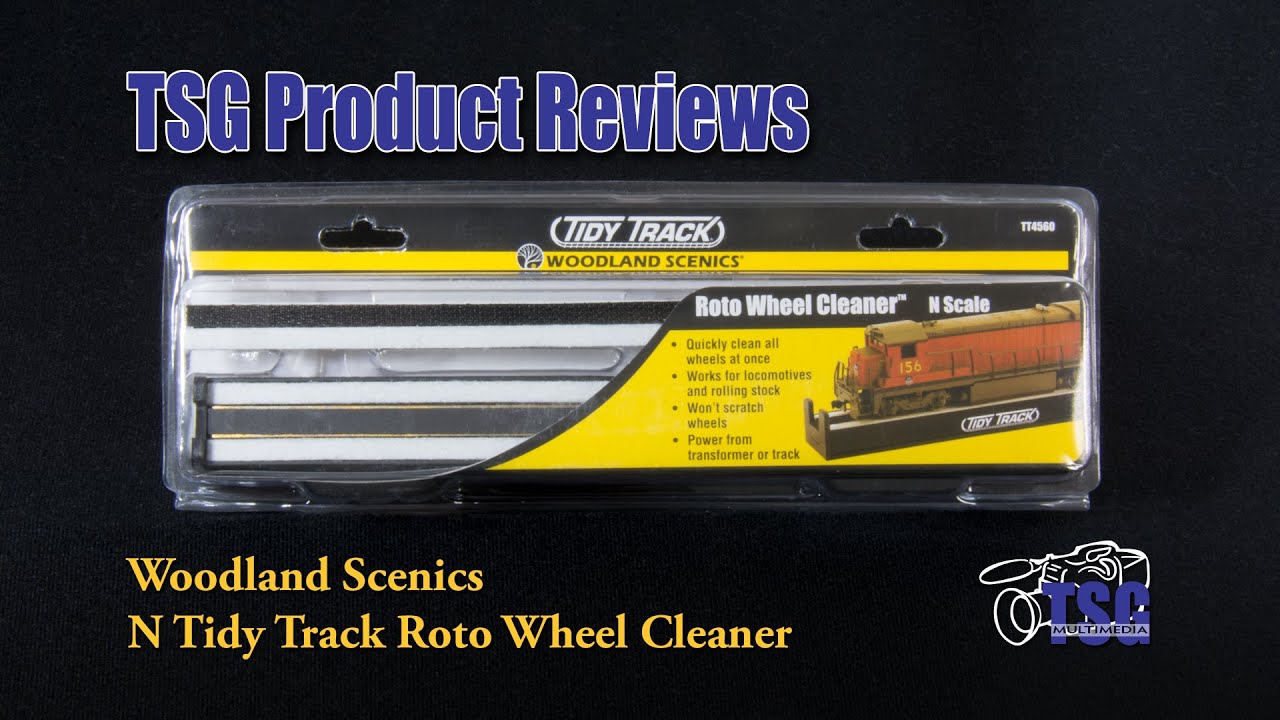 N Scale Tidy Track Wheel Cleaner Product Review