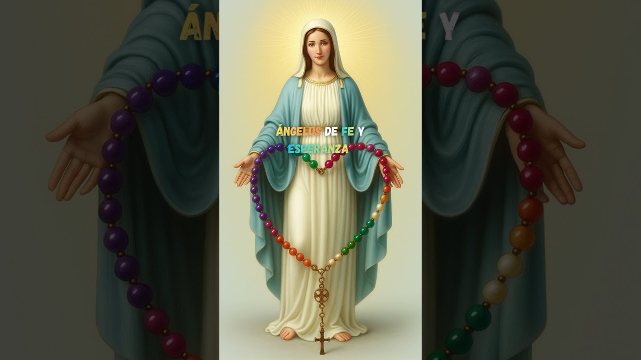 🙏 Rezar: El &Aacute;ngelus con Amor a Mar&iacute;a ✝️💙 #jesus #oracion #angelus #virgenmaria #viral