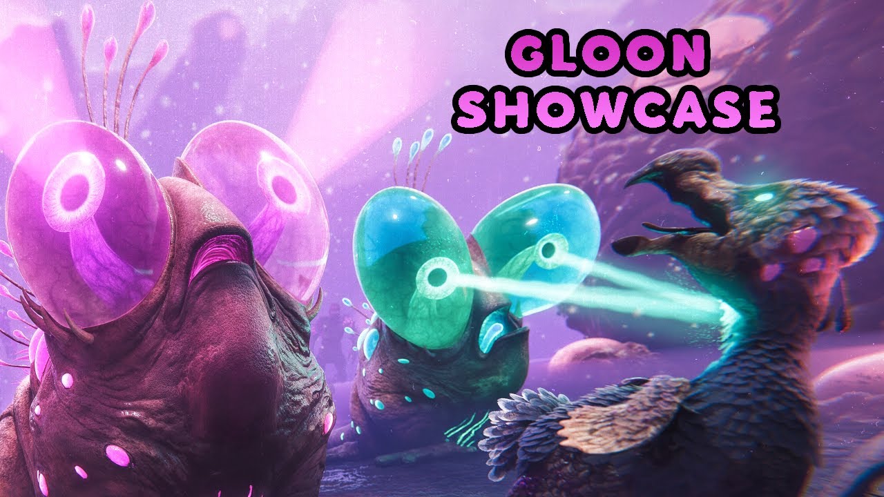 Ark Ascended - Gloon Showcase // Spawns, Taming, Abilities