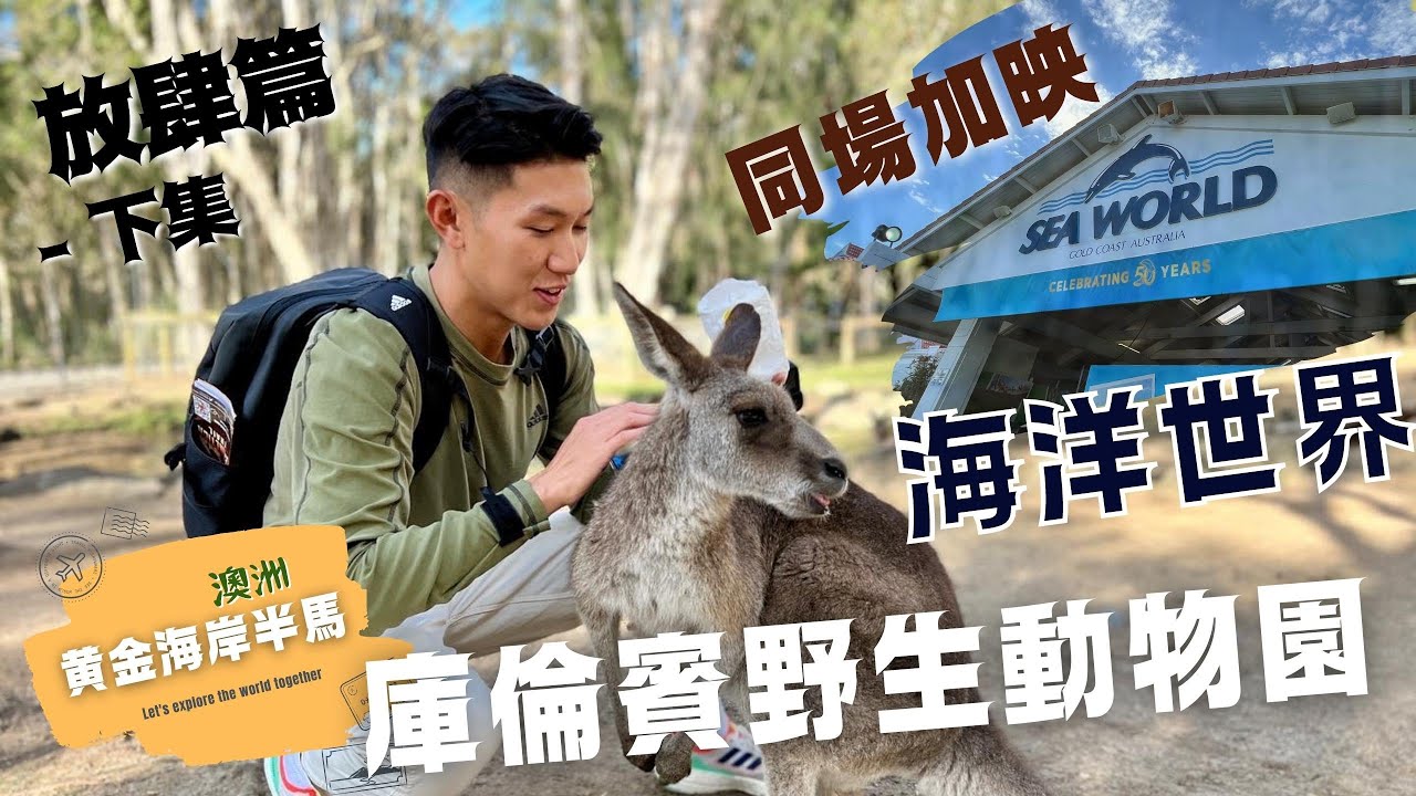 澳洲黃金海岸半馬 | 庫倫賓野生動物園 Currumbin Wildlife Sanctuary | 海洋世界 Sea World｜親親大自然 |  放肆篇 - 下集 | EP. 4