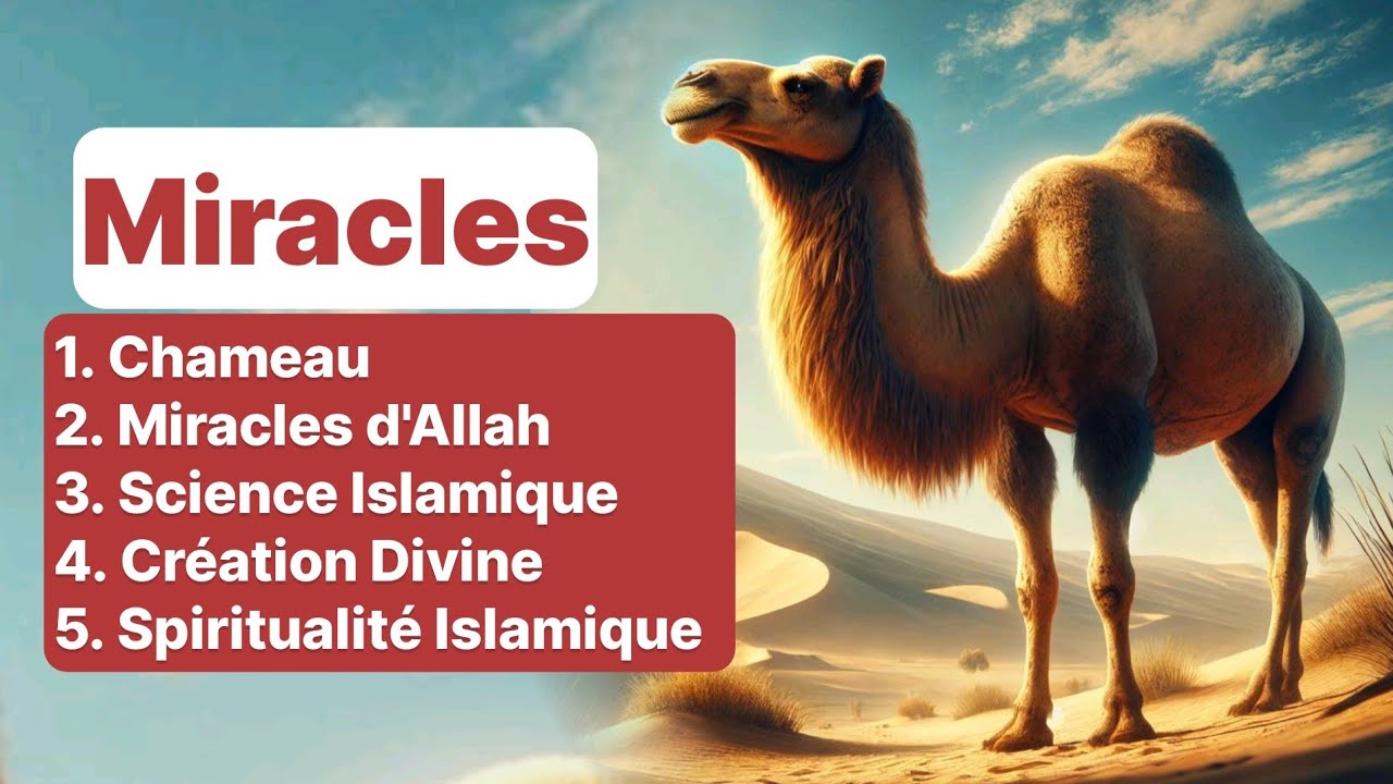 Le Chameau : Un Miracle Vivant de la Création Divine – Entre Science, Spiritualité et Signes d'Allah