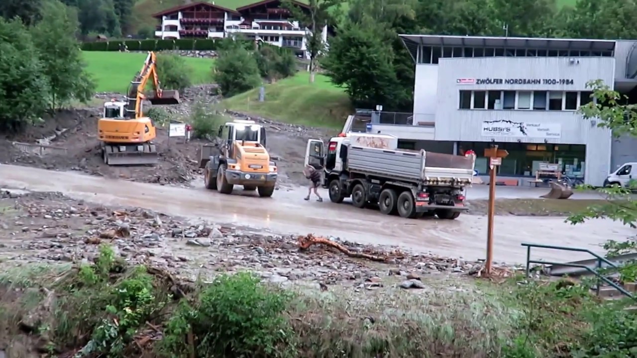 Skicircus Hinterglemm Unwetter bei 12-MGD Zwölfer-Nordbahn Teil 1
