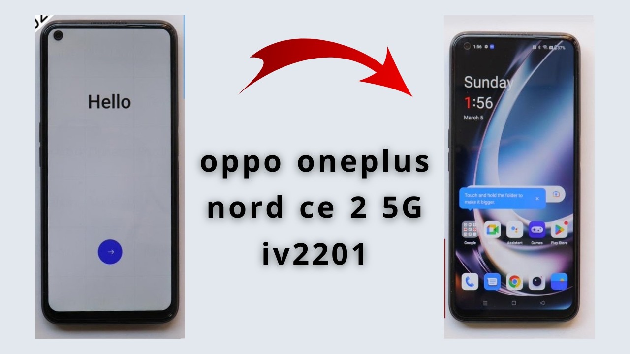 oppo oneplus nord ce 2 5G iv2201 frp bypass google account remove