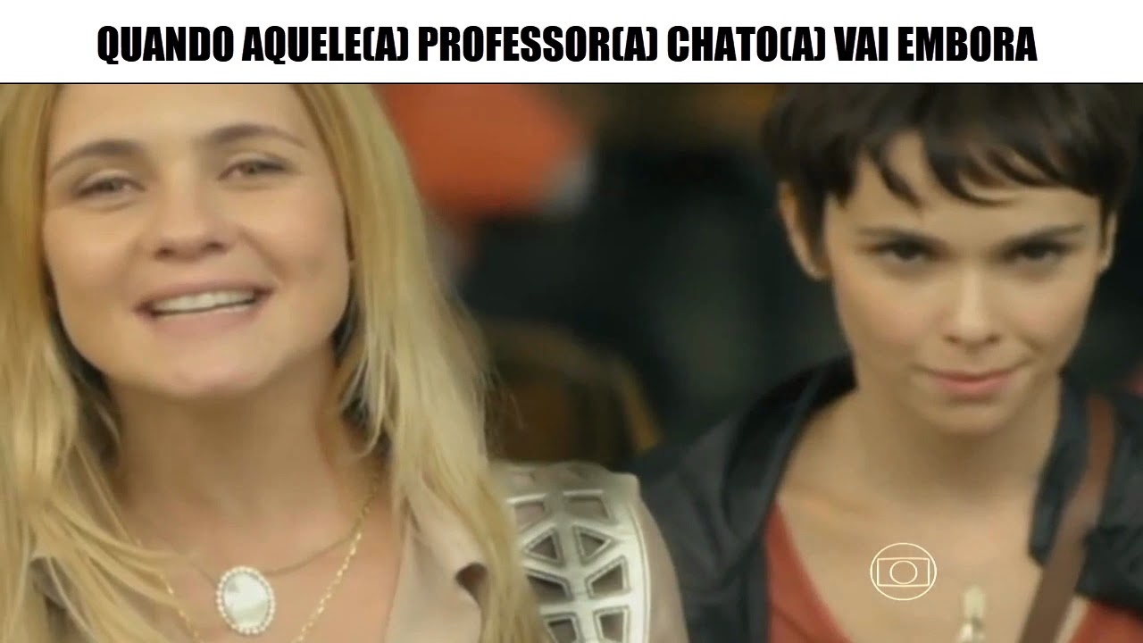 QUANDO O PROFESSOR CHATO VAI EMBORA