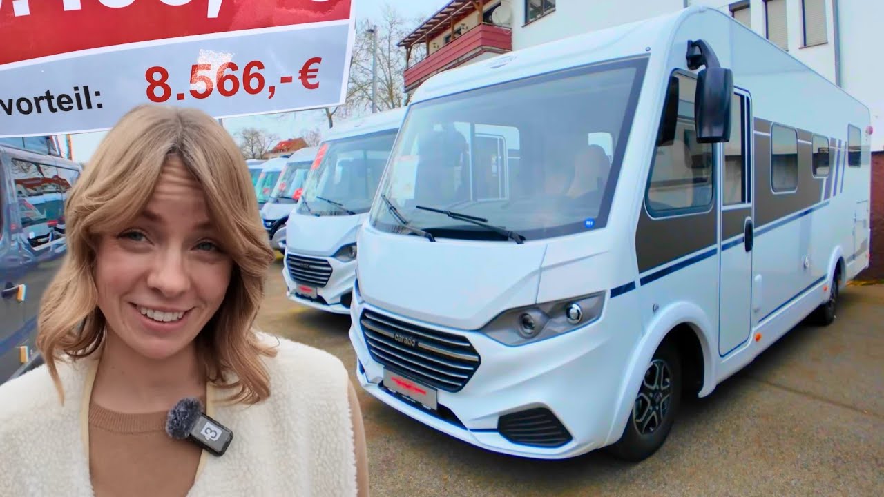 - 8.566 € WOHNMOBIL LINER FABRIKNEU HYMER CARADO I 449 Pro+ vollintegriert auf Wunsch unter 3,5t!