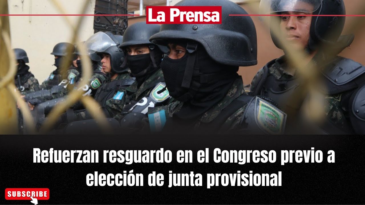 Refuerzan resguardo en el Congreso previo a elección de junta provisional