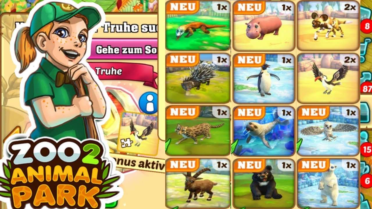 14 NEUE TIERE Zoo 2 Animal Park echt VERRÜCKT lets play Tipps und Tricks Deutsch