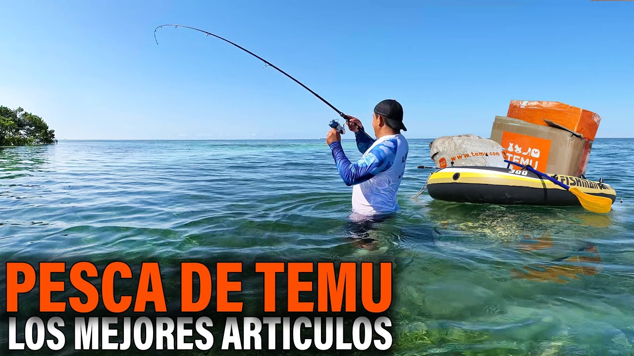 El mejor kit de pesca de Temu ⚓🎣🌊🦈